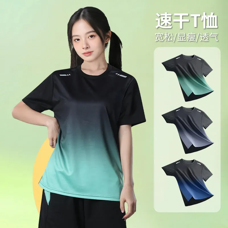 T Shirt Dry Fit - Dames snel drogende zomer T-shirt met