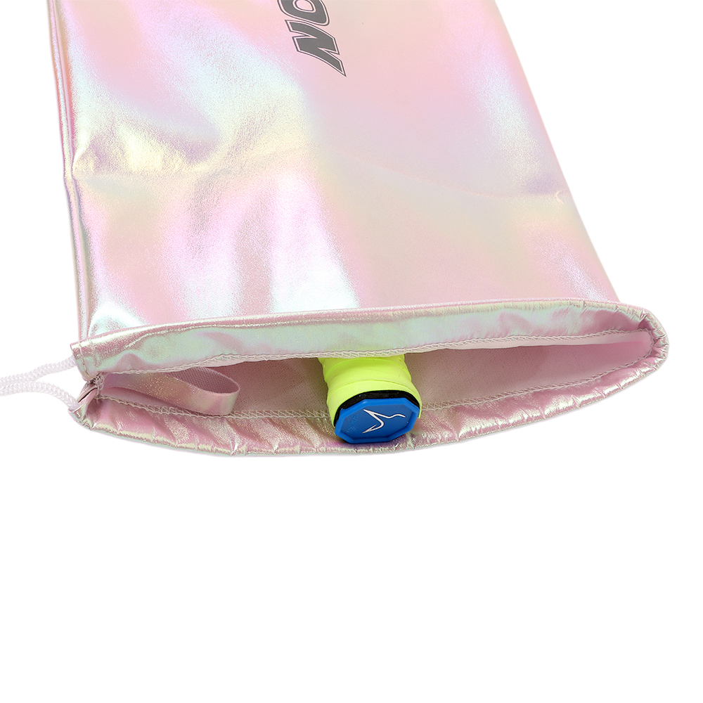 Racket Cover Bag - Polyester badmintonrackettas met trekkoord Kleurverloop Kleurrijk