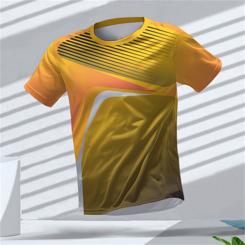 T Shirt Dry Fit - Heren sport-T-shirt met korte mouwen, sneldrogend,